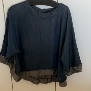 Anthropologie Denim Top